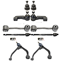 10-Piece Kit Suspension Kit,  Includes (2) Ball Joint, (2) Control Arm, (2) Sway Bar Link, and (4) Tie Rod End - 