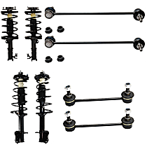 8-Piece Kit Suspension with Loaded Struts, and Sway Bar Links