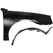 2-Piece Kit Front, Passenger Side Fender, Sedan,  Includes (1) Fender and (1) Fender Liner