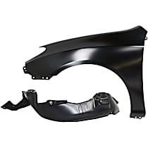2-Piece Kit Front, Driver Side Fender, Sedan,  Includes (1) Fender and (1) Fender Liner