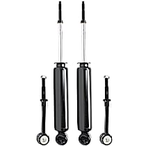 4-Piece Kit Front, Driver and Passenger Side Suspension Includes Shock Absorbers and Sway Bar Links, RWD