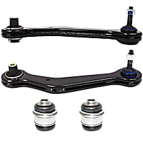 4-Piece Kit Rear, Driver and Passenger Side, Upper, Rearward Control Arm Kit, Includes (2) Ball Joint and (2) Control Arm