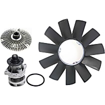 Cooling System Service Kit, includes Fan Blade, Fan Clutch and Water Pump