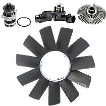 Cooling System Service Kit, includes Fan Blade, Fan Clutch, Thermostat Housing, Water Pump