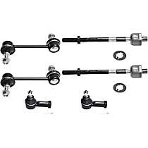 6-Piece Kit Front Suspension Kit, includes (2) Sway Bar Link and (4) Tie Rod End