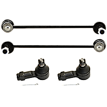 4-Piece Kit Sway Bar Link,  Includes (2) Sway Bar Link and (2) Tie Rod End - 
