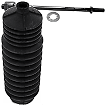 6-Piece Kit Steering Rack Boot, 6-Piece Kit,  Includes (2) Steering Rack Boot and (4) Tie Rod End