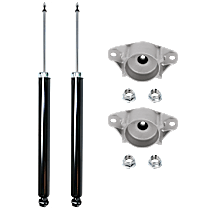 4-Piece Kit Shocks Includes Shock and Strut Mounts