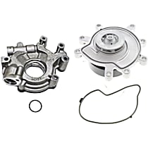 2-Piece Kit Oil Pump, engvin: P; SOHC; 16 Valve, 4.7L 8Cyl,  Includes (1) Oil Pump and (1) Water Pump