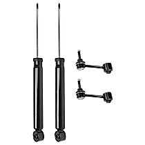 4-Piece Kit Shocks with Sway Bar Links