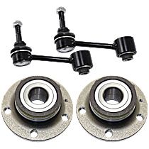 4-Piece Kit Wheel Hub, Front Wheel Drive, includes (2) Sway Bar Link and (2) Wheel Hub