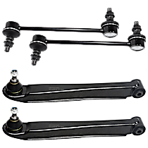 4-Piece Kit Control Arm, FWD,  Includes (2) Control Arm and (2) Sway Bar Link - 