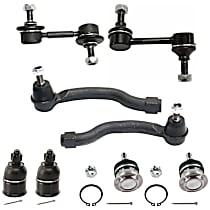 8-Piece Kit Tie Rod End,  Includes (4) Ball Joint, (2) Sway Bar Link, and (2) Tie Rod End - 