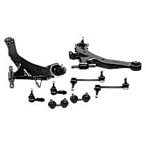 8-Piece Kit Suspension Kit,  Includes (2) Control Arm, (2) Sway Bar Link and (1) Tie Rod End - 