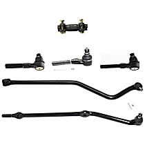 6-Piece Kit Track Bar,  Includes (1) Tie Rod Adjusting Sleeve, (4) Tie Rod End, and (1) Track Bar - 