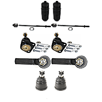 10-Piece Kit Front, Driver and Passenger Side, Inner and Outer, Upper and Lower Ball Joint,  Includes (2) Ball Joint, (2) Sway Bar Link, and (2) Tie Rod End