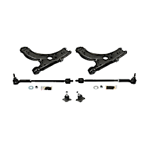6-Piece Kit Control Arm, Front Wheel Drive, From VIN No. 1J-X-000-001,  Includes (2) Ball Joint, (2) Control Arm, and (2) Tie Rod Assembly - 