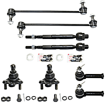 8-Piece Kit Suspension Kit,  Includes (2) Ball Joint, (2) Sway Bar Link, and (2) Tie Rod End - 