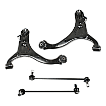 4-Piece Kit Control Arm,  Includes (2) Control Arm and (2) Sway Bar Link - 