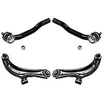 4-Piece Kit Control Arm, FWD,  Includes (2) Control Arm and (2) Tie Rod End