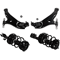 4-Piece Kit Fully Loaded Struts Includes Control Arms