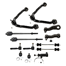 13-Piece Kit Front, Driver and Passenger Side, Upper and Lower, Inner and Outer Control Arms