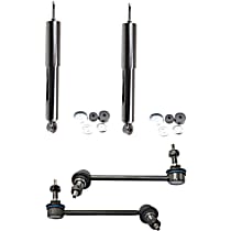 4-Piece Kit Shocks with Sway Bar Links
