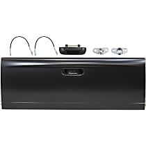 6-Piece Kit Tailgate, with Tailgate Handle, Tailgate Cables, and Tailgate Hinges, For Models With Single Rear Wheels, Without Spoiler