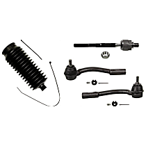 KIT-082224-C162 Front, Driver and Passenger Side, Inner and Outer Tie Rod End
