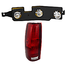 2-Piece Kit Driver Side Halogen Tail Light, With bulb(s), OE Replacement Includes (1) Tail Light and (1) Tail Light Circuit Board