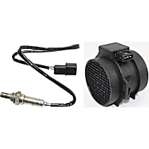 5-Piece Kit Mass Air Flow Sensor, includes (1) Mass Air Flow Sensor and (4) Oxygen Sensor