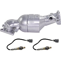 Firewall Side Catalytic Converter Kit, Federal EPA Standard, 46-State Legal (Cannot ship to or be used in vehicles originally purchased in CA, CO, NY or ME), includes Oxygen Sensors