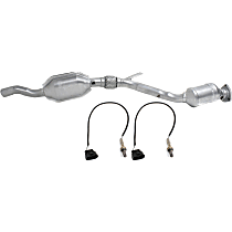 Passenger Side Catalytic Converter Kit, Federal EPA Standard, 46-State Legal (Cannot ship to or be used in vehicles originally purchased in CA, CO, NY or ME), includes Oxygen Sensors