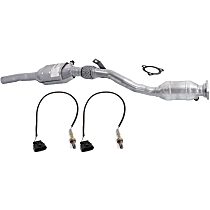 Driver Side Catalytic Converter Kit, Federal EPA Standard, 46-State Legal (Cannot ship to or be used in vehicles originally purchased in CA, CO, NY or ME), includes Oxygen Sensors