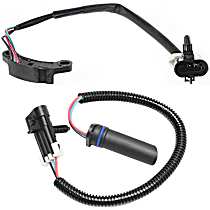 2-Piece Kit Crankshaft Position Sensor, Behind Balancer, 3.4L 6Cyl,  Includes (1) Camshaft Position Sensor and (1) Crankshaft Position Sensor