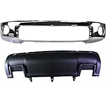 2-Piece Kit, Front Bumper, Chrome, Includes (1) Bumper and (1) Valance