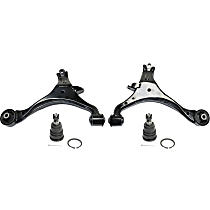Front, Driver and Passenger Side, Lower Control Arm Kit, Front Wheel Drive, includes Ball Joints