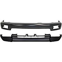 2-Piece Kit Front Bumper, Painted Black, Sport Utility,  Includes (1) Bumper and (1) Valance