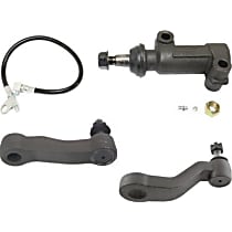 Front, Driver and Passenger Side Suspension Kit, includes Idler Arm, Idler Arm Bracket, and Pitman Arm