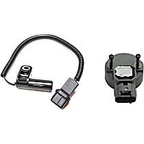 Crankshaft Position Sensor, 3-Prong Blade Male Terminal, 1 Female Connector, includes Camshaft Position Sensor
