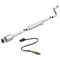 Catalytic Converter Kit, CARB and Federal EPA Standards, 50-state Legal, 4 Cyl., 2.0L Engine, Direct Fit, includes Oxygen Sensor