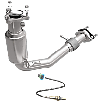 2-Piece Kit Front Catalytic Converter, CARB and Federal EPA Standards, 50-state Legal, EO# D-193-148, Eng Fam No: Bgmxj02.4151, Naturally Aspirated, includes (1) Catalytic Converter and (1) Oxygen Sensor