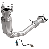 2-Piece Kit Front Catalytic Converter, CARB and Federal EPA Standards, 50-state Legal, EO# D-193-148, Eng Fam No: Bgmxj02.4151, Naturally Aspirated, includes (1) Catalytic Converter and (1) Oxygen Sensor
