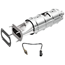 Catalytic Converter, CARB and Federal EPA Standards, 50-state Legal, EO# D-193-105; 2.5 in. Outlet, 8 Cyl 5.8L, Naturally Aspirated