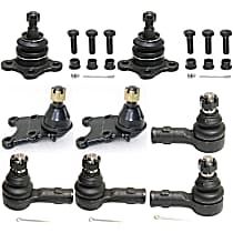 8-Piece Kit Front, Driver and Passenger Side Suspension, includes Ball Joint and Tie Rod End