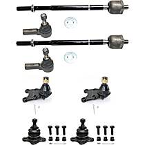8-Piece Kit Front, Driver and Passenger Side Suspension, includes Ball Joint and Tie Rod End