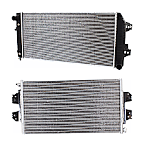 2-Piece Kit A/C Condenser, includes (1) A/C Condenser and (1) Radiator, 2.8L/6.6L Eng., 4 and 8 Cyl.