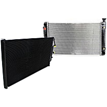 Radiator, 5.7L/4.3L/5.0L Eng., Aluminum Core, Plastic Tank, includes A/C Condenser