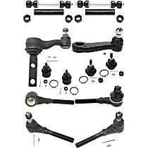 Front Suspension Kit, includes Ball Joint, Idler Arm, Pitman Arm, Sway Bar Link, Tie Rod Adjusting Sleeve, and Tie Rod End