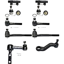 12-Piece Kit Front Suspension Kit, Rear Wheel Drive, With Independent  Suspension,  Includes (4) Ball Joint, (1) Idler Arm, (1) Pitman Arm, (2) Tie Rod Adjusting Sleeve, and (4) Tie Rod End